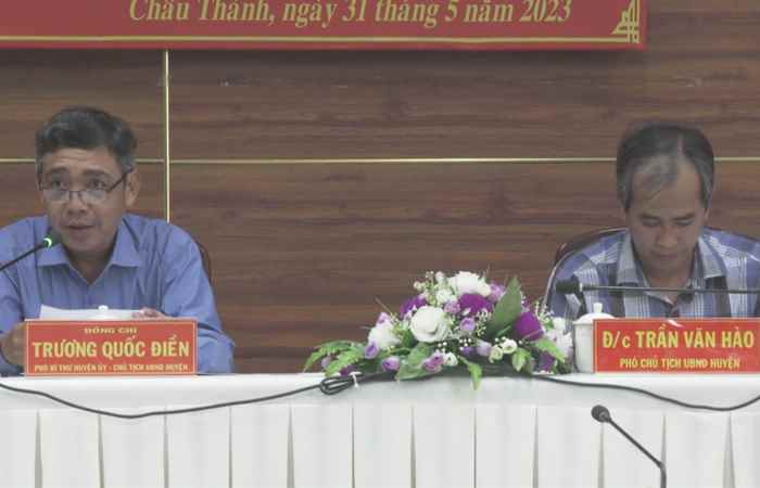 Huyện Châu Thành sơ kết tình hình kinh tế-xã hội tháng 5 năm 2023